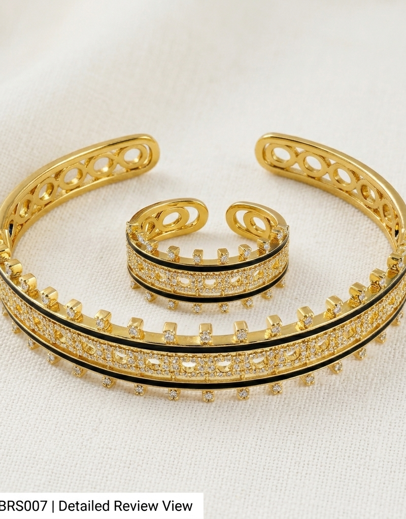 The Imperial Crown Pavé Bangle & Ring Set