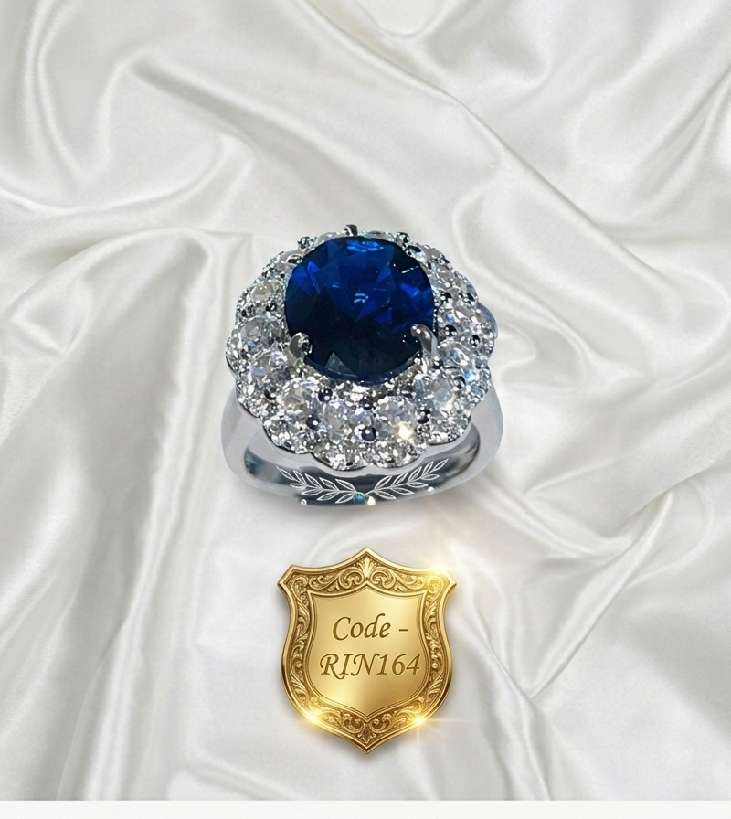 The Empress Purple Solitaire Ring