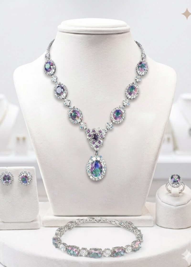Imperial Multi-Color Crystal Necklace Combo