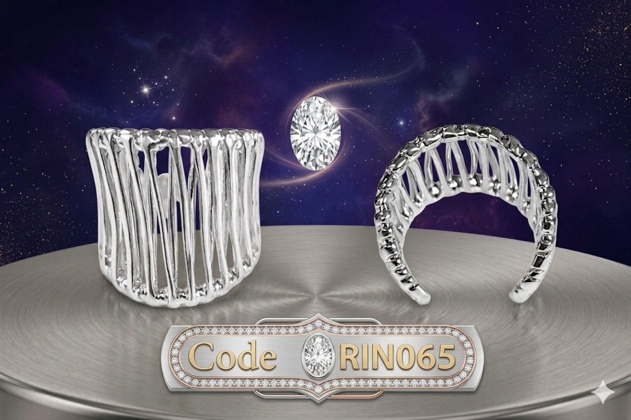 Luxury Silver Matching Ring