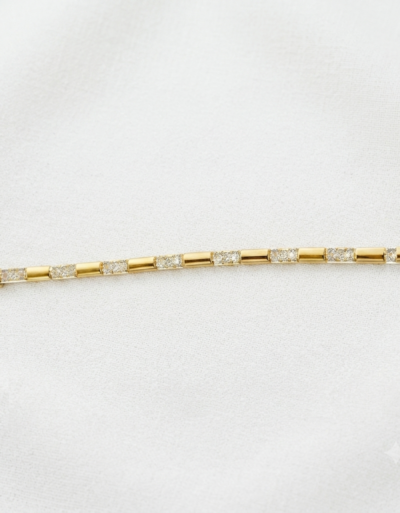 18k Gold Plated Mariner Link Bracelet