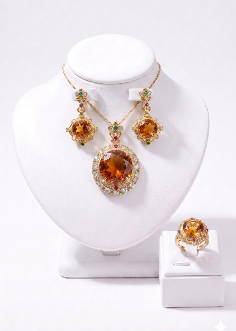 PENDANT NECKLACE & EARRINGS SET