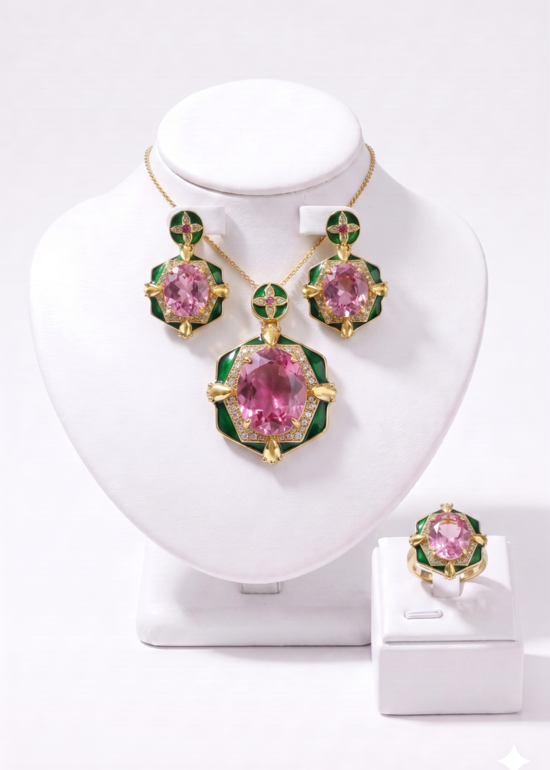 PENDANT NECKLACE & EARRINGS SET