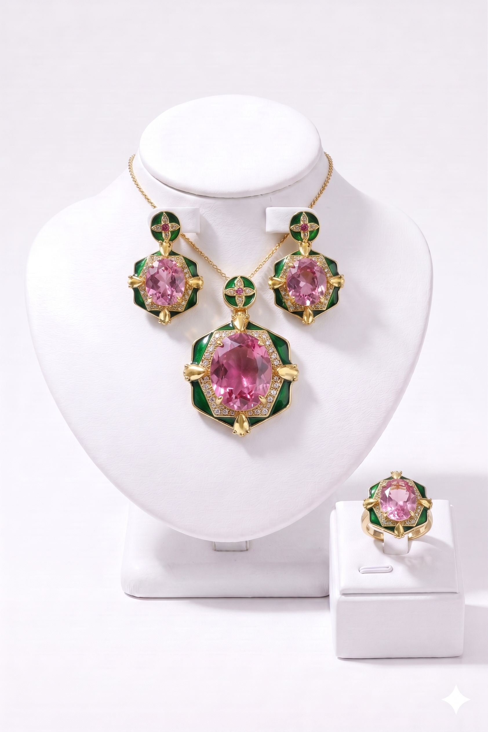PENDANT NECKLACE & EARRINGS SET