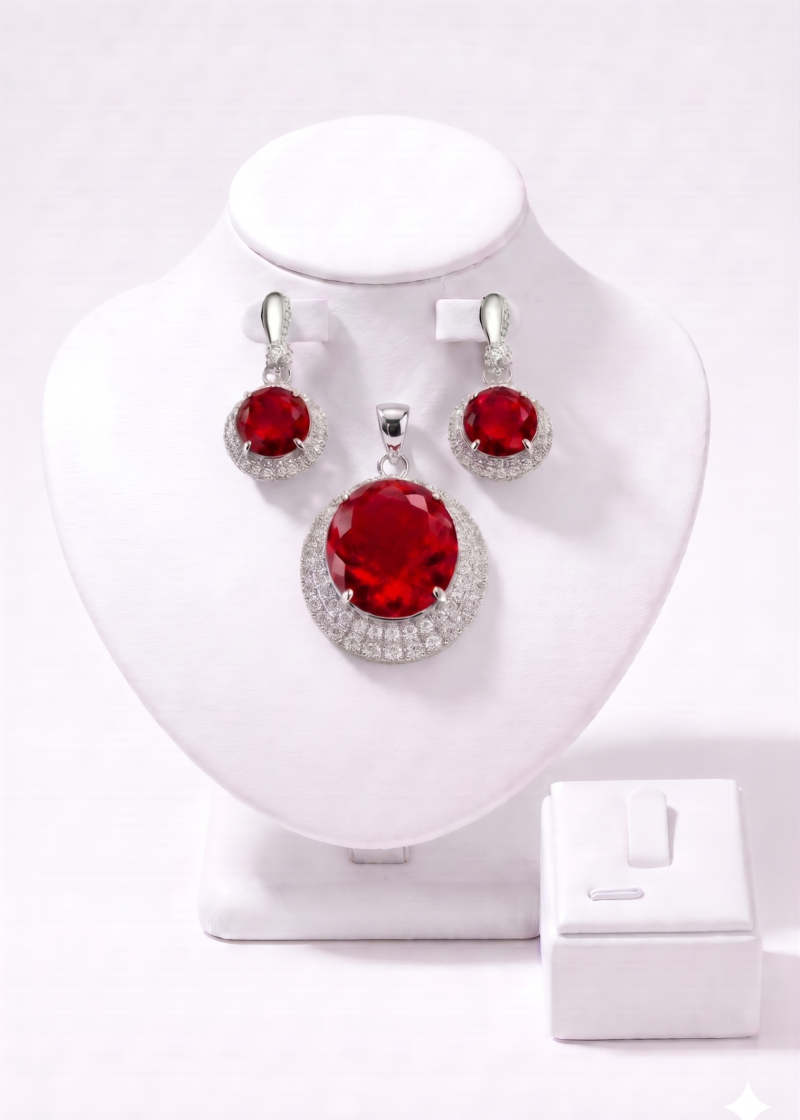 PENDANT NECKLACE & EARRINGS SET